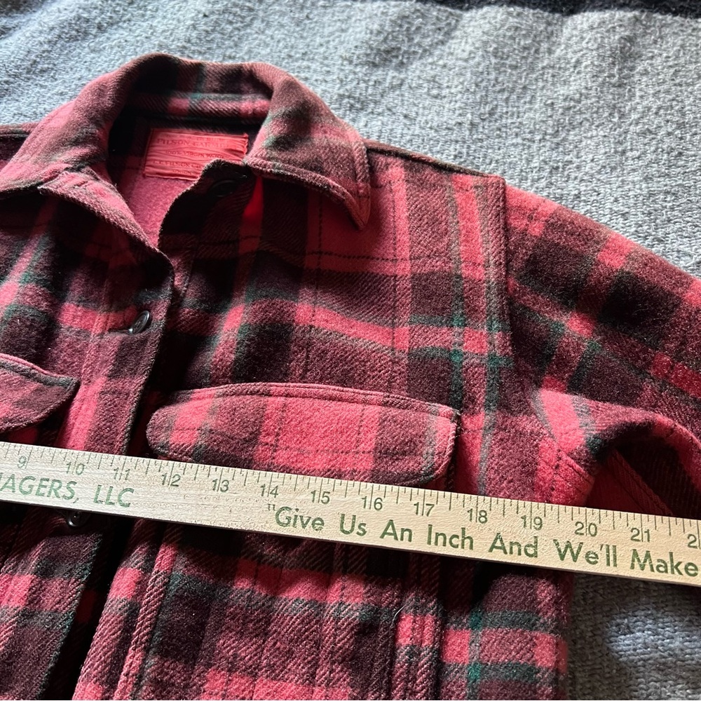 Filson Women’s Mackinaw Cruiser | Made in USA | Vintage 1950s Rare Wool - Picture 11 of 16